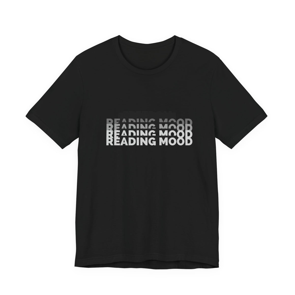 Mood: Chill Graphic Tee — Minimal Black Stripe Design