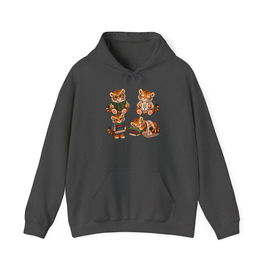 Cozy Reading Bears Hoodie — Cute Book Lover Graphic Sweatshirt