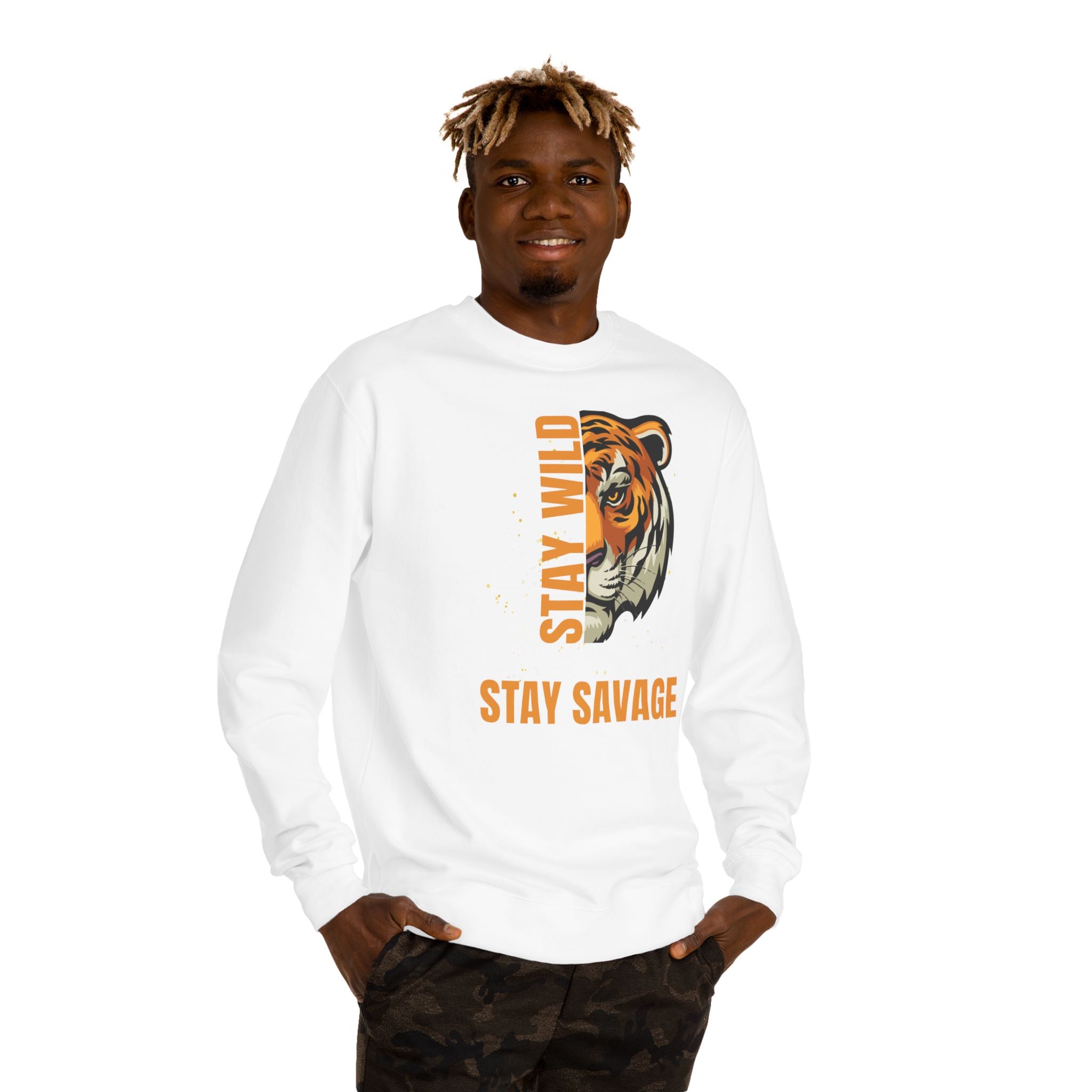 Tiger 'Stay Wild, Stay Savage' Sweatshirt