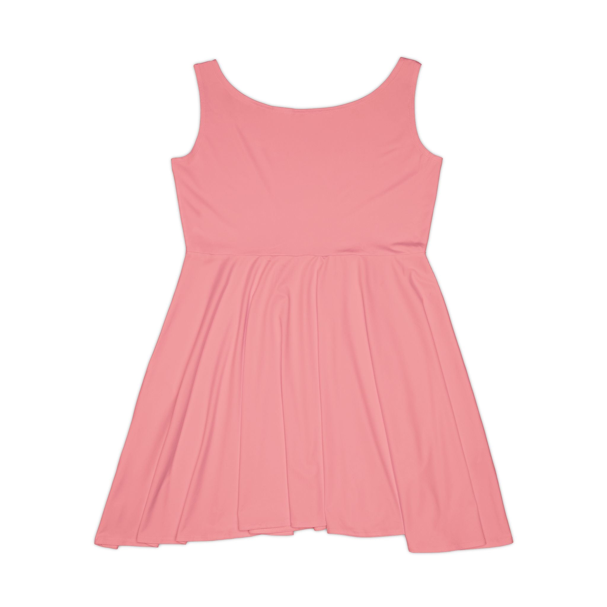 Too Cute to Stress Skater Dress - Pink Cute Girl Graphic