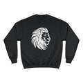 Lion Graphic Sweatshirt — Bold White Mane Crewneck for Men & Women