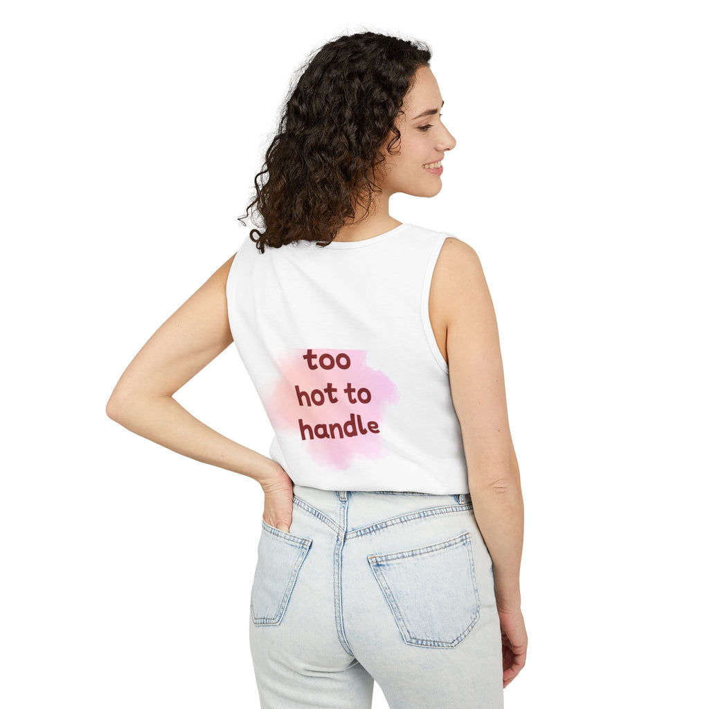 Tea Time Tank Top — Cute Steaming Teacup Graphic