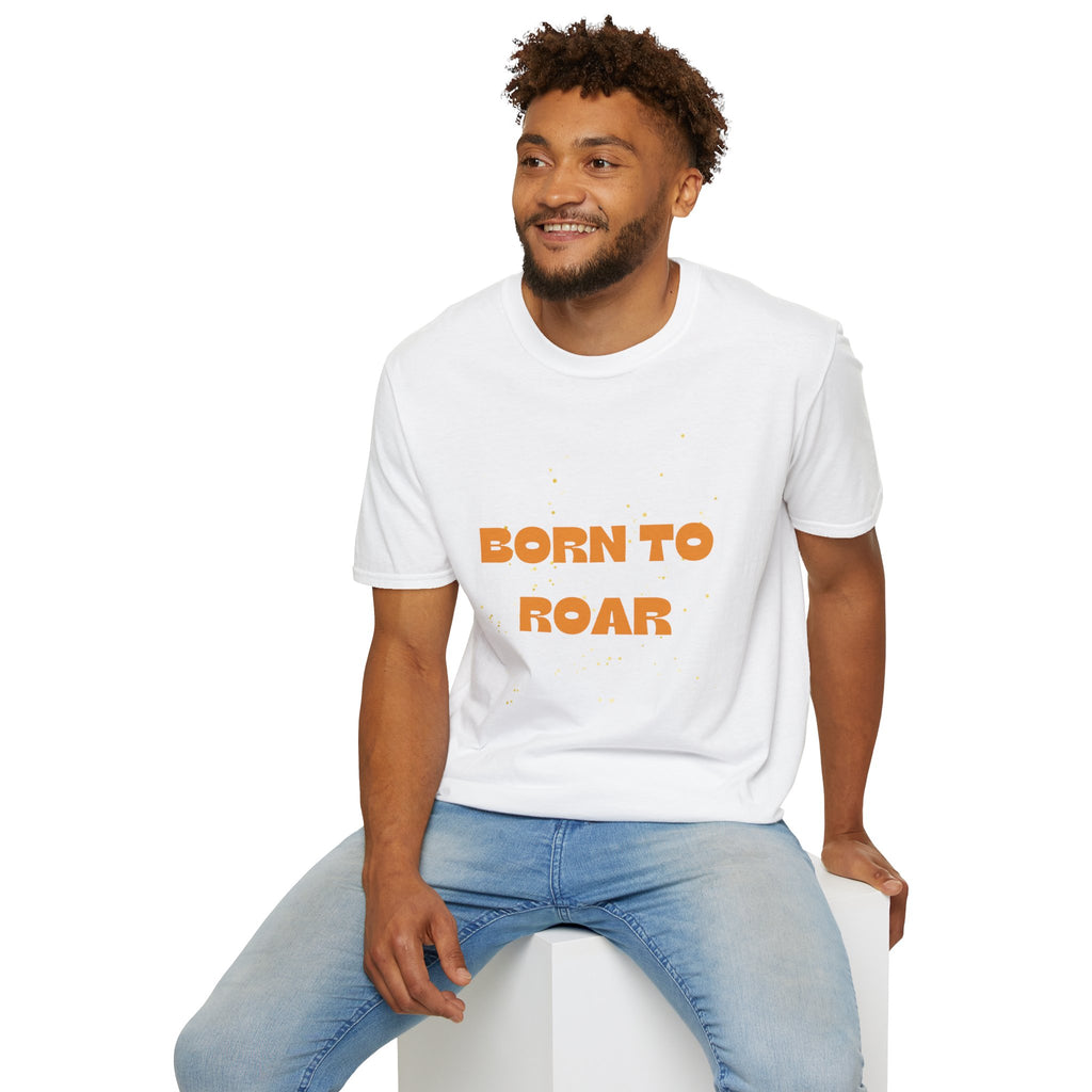 Born to Roar T‑Shirt — Bold Retro Graphic Tee for Confident Women & Gift