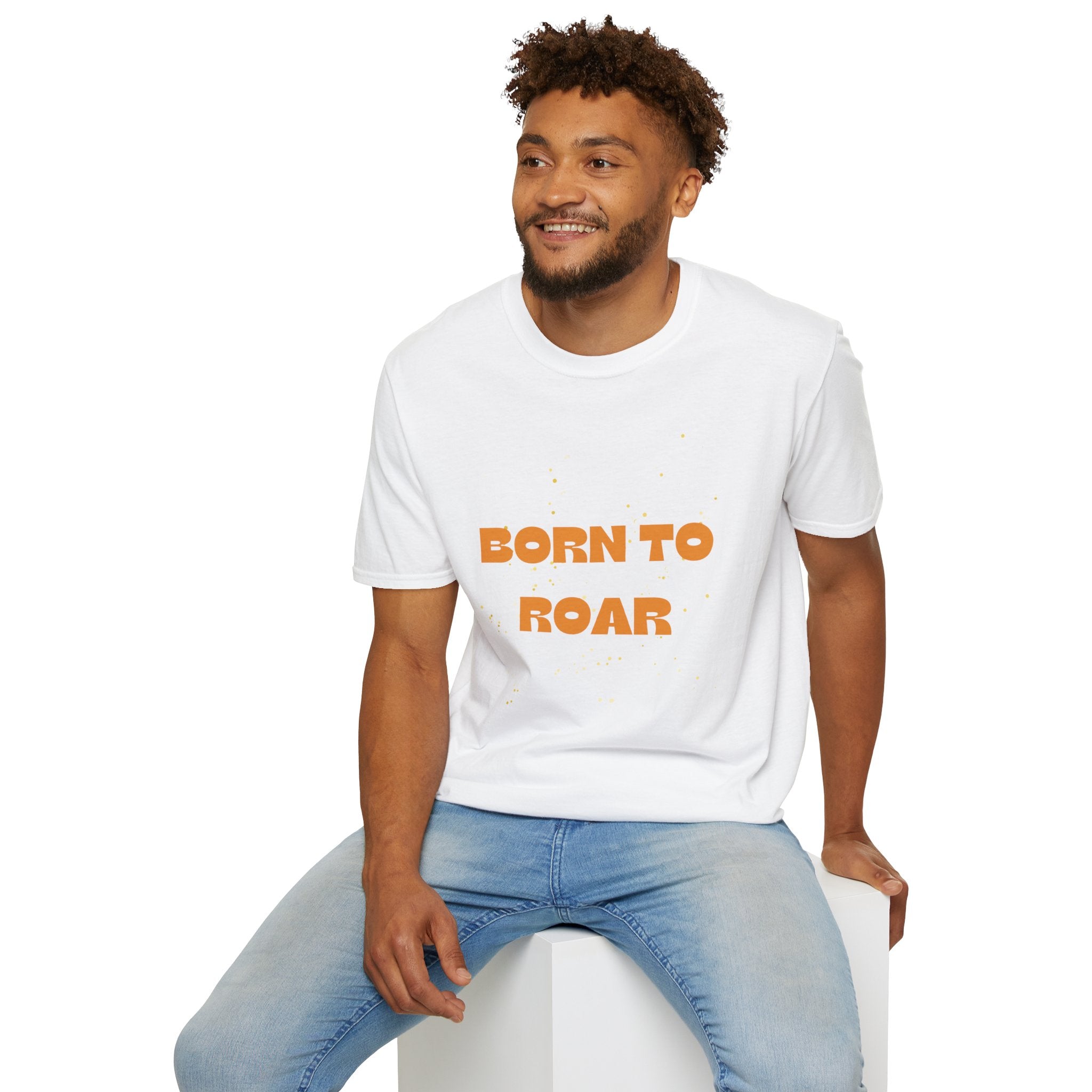 Born to Roar T‑Shirt — Bold Retro Graphic Tee for Confident Women & Gift